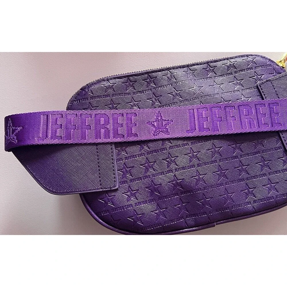 Jeffree Star Purple Waist Fanny Pack Cosmetic Bag Blood Lust Collection NWT